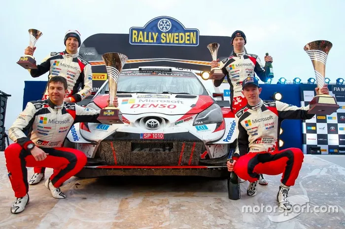 Elfyn Evans, Scott Martin, Toyota Gazoo Racing WRT Toyota Yaris WRC, Kalle Rovanperä, Jonne Halttunen, Toyota Gazoo Racing WRT Toyota Yaris WRC
