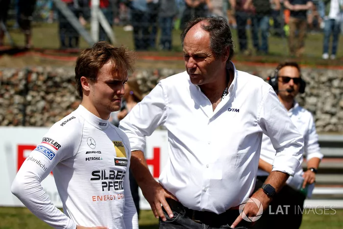 Lucas Auer, Mercedes-AMG Team HWA, Gerhard Berger, ITR Chairman