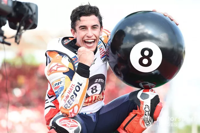 Campeón del mundo Marc Márquez, Repsol Honda Team celebra