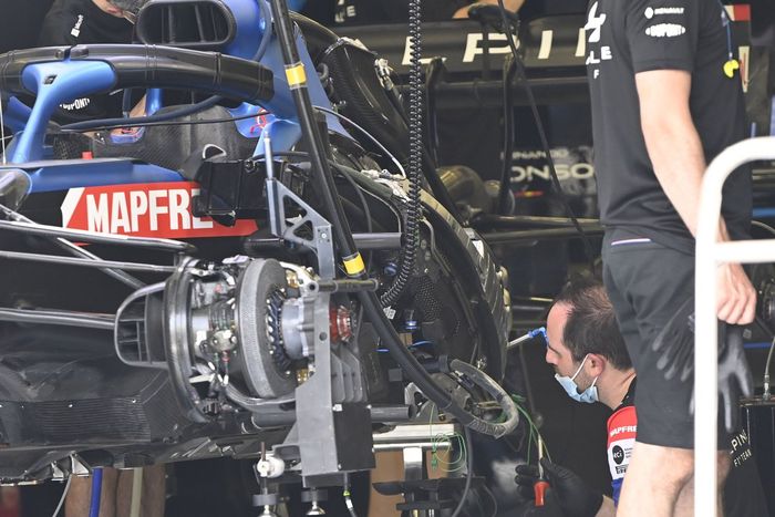 Detalle del Alpine A521