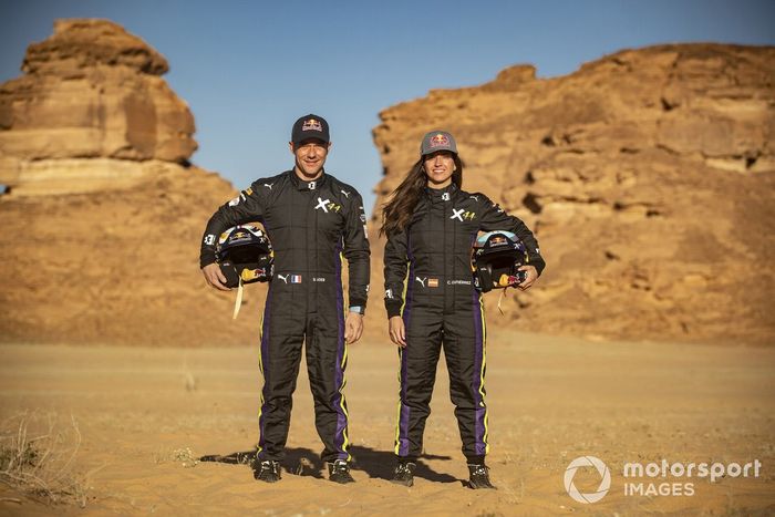 Sebastien Loeb, X44 y Cristina Gutierrez, X44 