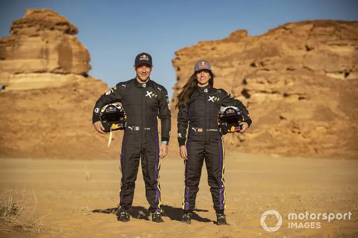 Sebastien Loeb, X44 y Cristina Gutierrez, X44 