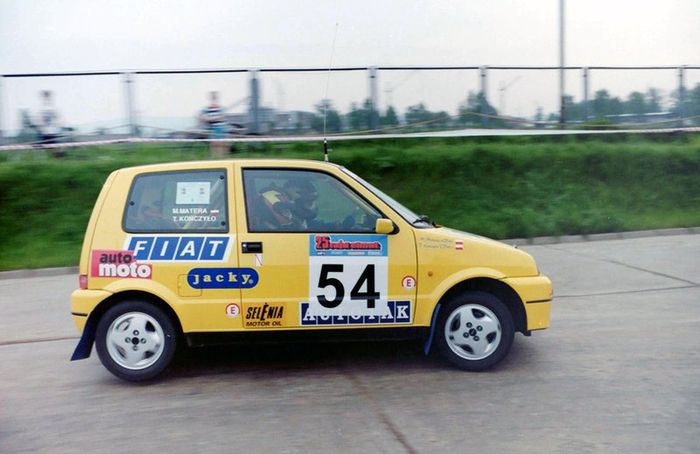 Tomasz Kończyło, Marcin Matera, Fiat Cinquecento Sporting