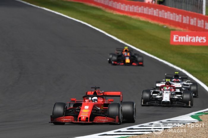 Sebastian Vettel, Ferrari SF1000, Antonio Giovinazzi, Alfa Romeo Racing C39, Pierre Gasly, AlphaTauri AT01, Alex Albon, Red Bull Racing RB16