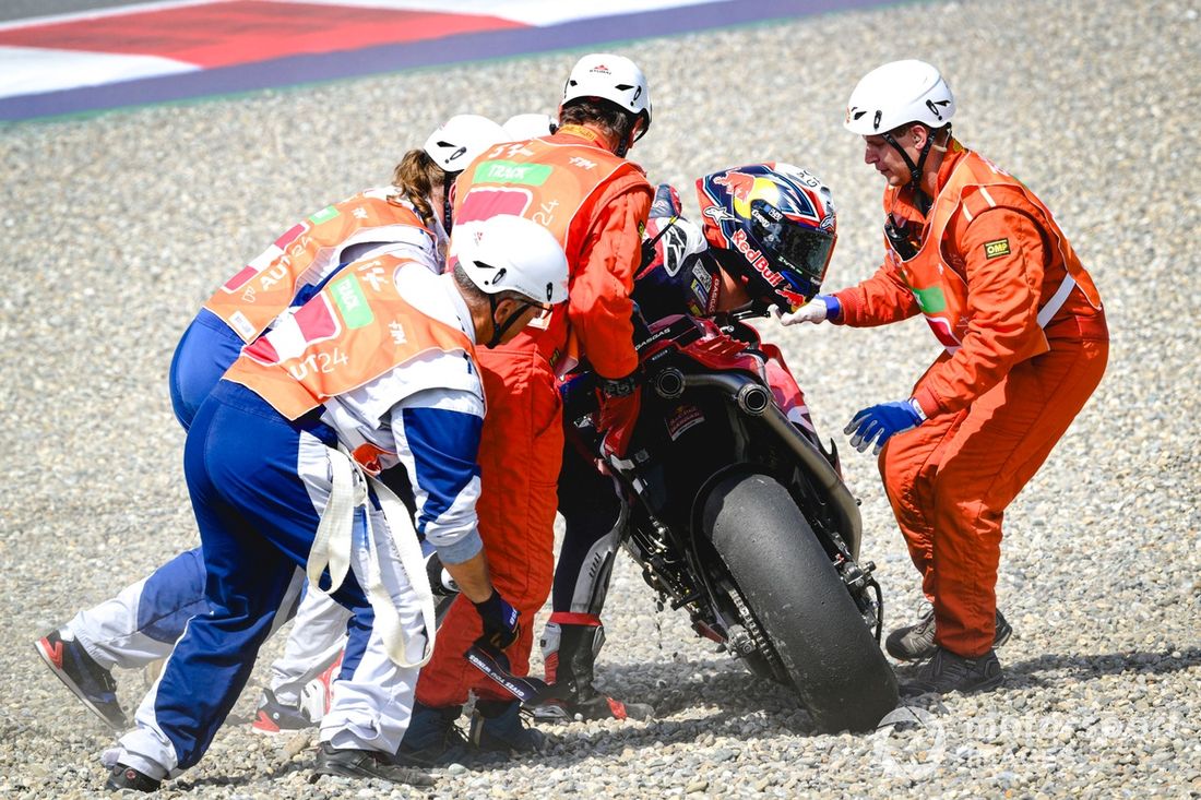 Pedro Acosta, caída Red Bull GASGAS Tech3