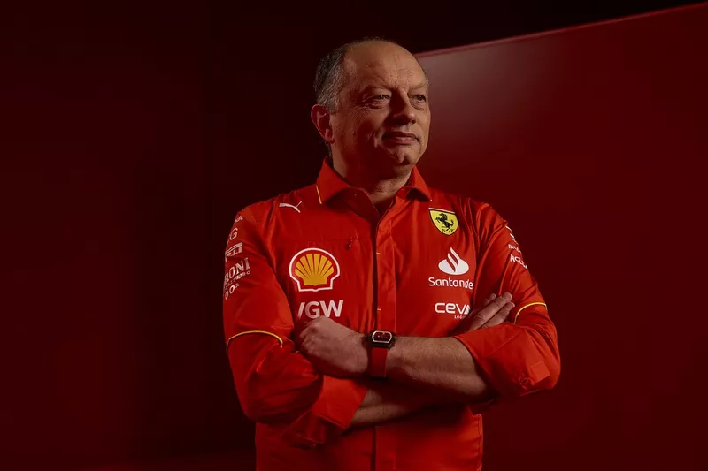 Frederic Vasseur, directeur de l'équipe et directeur général de la Scuderia Ferrari