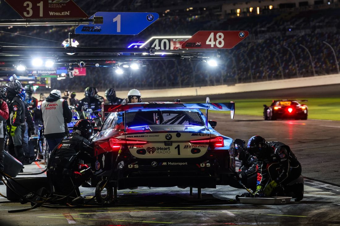 #1 Paul Miller Racing BMW M4 GT3 EVO: Madison Snow, Neil Verhagen, Connor De Phillippi, Kelvin van der Linde