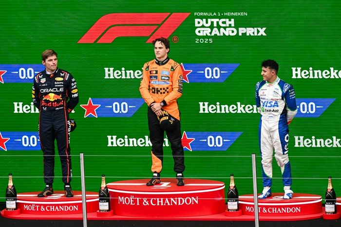 Oscar Piastri, McLaren, Max Verstappen, Red Bull Racing, Isack Hadjar, Racing Bulls Team