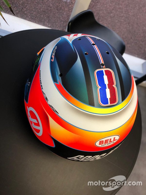 El casco de Romain Grosjean para 2019