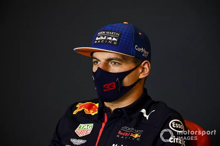 Max Verstappen, Red Bull Racing, en la conferencia de prensa