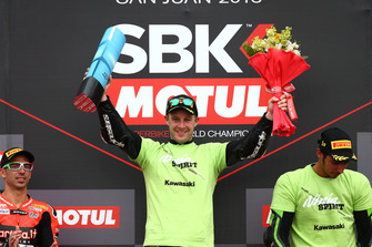 Podium: 1. Jonathan Rea, 2. Marco Melandri, 3. Toprak Razgatlioglu