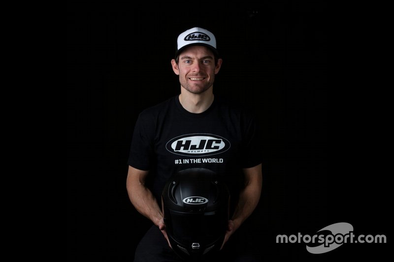 Cal Crutchlow avec un casque HJC