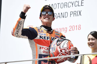 Podium : Le vainqueur Marc Marquez, Repsol Honda Team
