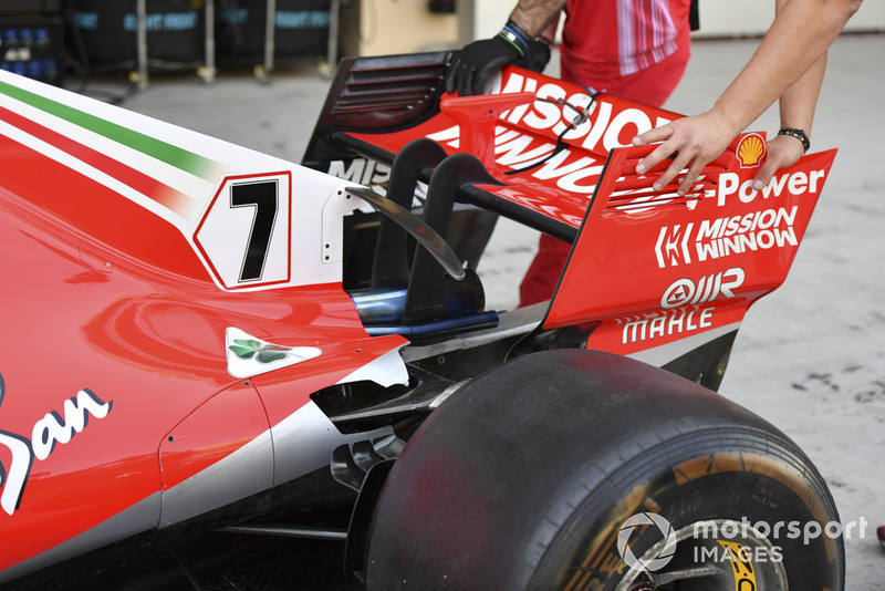 Ferrari SF71H rear wing