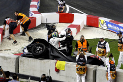 Accrochage de Pascal Wehrlein avec Felipe Massa au volant de la Polaris Slingshot SLR