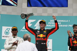Podium: Race winner Max Verstappen, Red Bull Racing celebrates