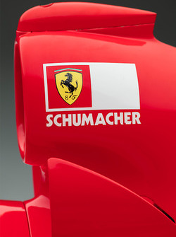 Dettaglio della Ferrari F2001 di Michael Schumacher