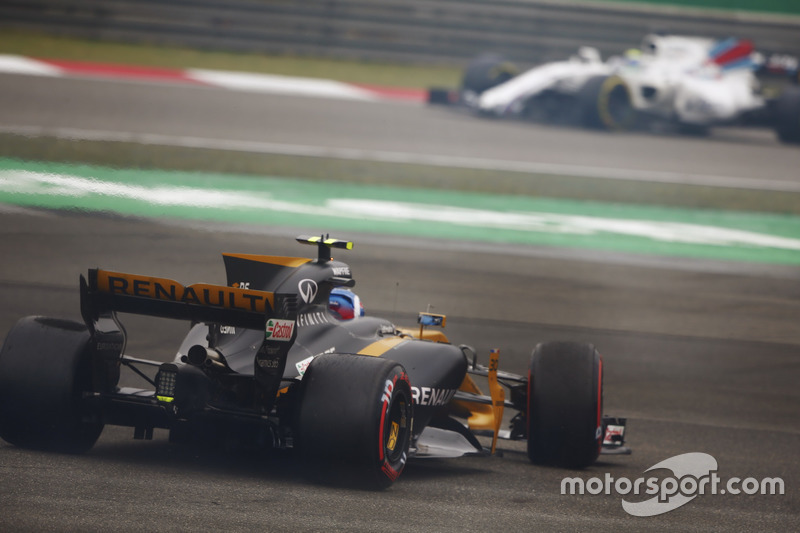 Tête-à-queue de Jolyon Palmer, Renault Sport F1 Team
