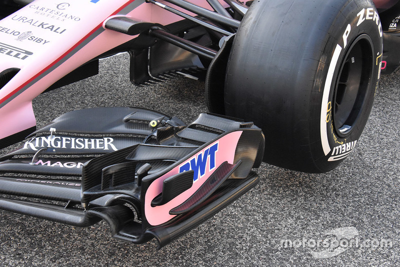 Force India VJM10 front wing detail