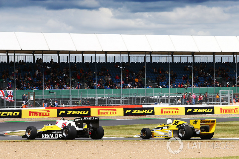 Renault Sport F1 Team F1 Historic, René Arnoux dan Franck Montagny