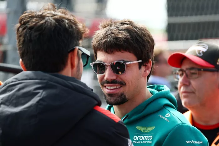 Lance Stroll, Aston Martin Racing, Esteban Ocon, Haas F1 Team