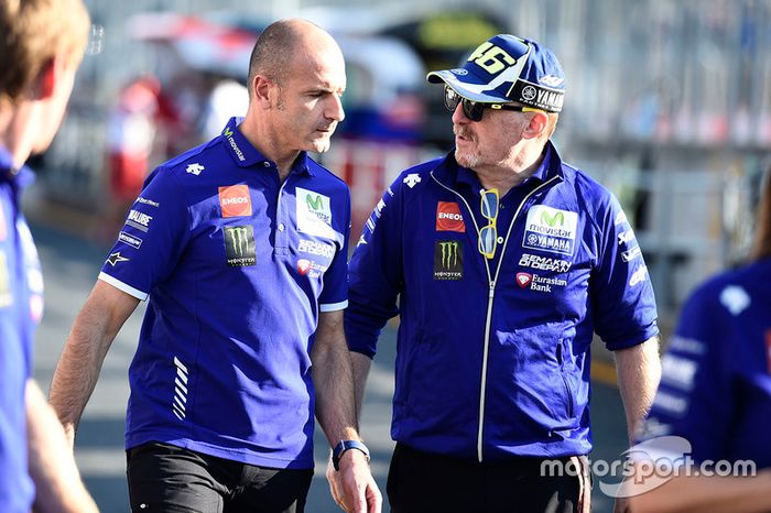 Massimo Meregalli, Director Yamaha Factory Racing Team ,  Silvano Galbusera, Yamaha Factory Racing