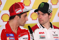 Andrea Iannone, Ducati Team, et Cal Crutchlow, LCR Honda
