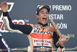 Podium: race winner Marc Marquez, Repsol Honda Team