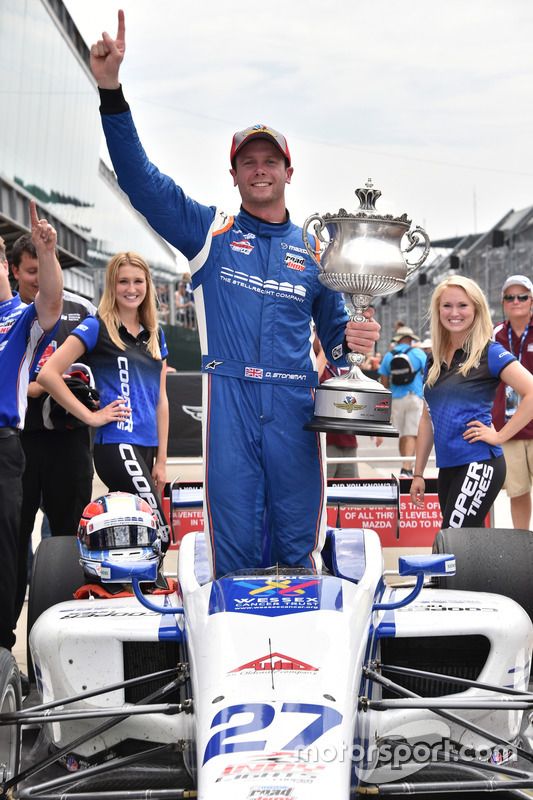 Ganador de la carrera Dean Stoneman, Andretti Autosport