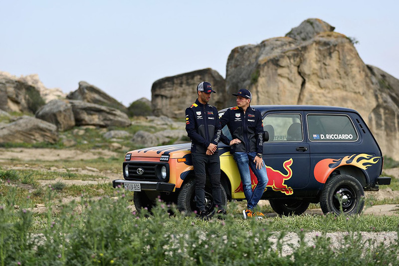 Даніель Ріккард, Макс Ферстаппен, Red Bull Racing, Lada Niva