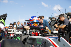 Romain Grosjean, Haas F1 Team, on the grid