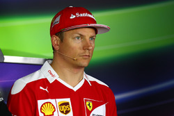 Kimi Raikkonen, Ferrari in de FIA-persconferentie