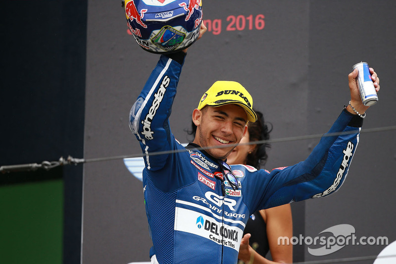 Podio: il terzo classificato Enea Bastianini, Gresini Racing