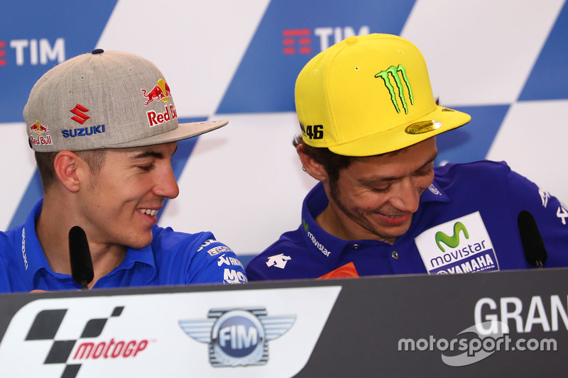 Maverick Viñales y Valentino Rossi