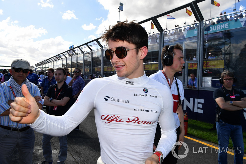Charles Leclerc, Sauber in griglia