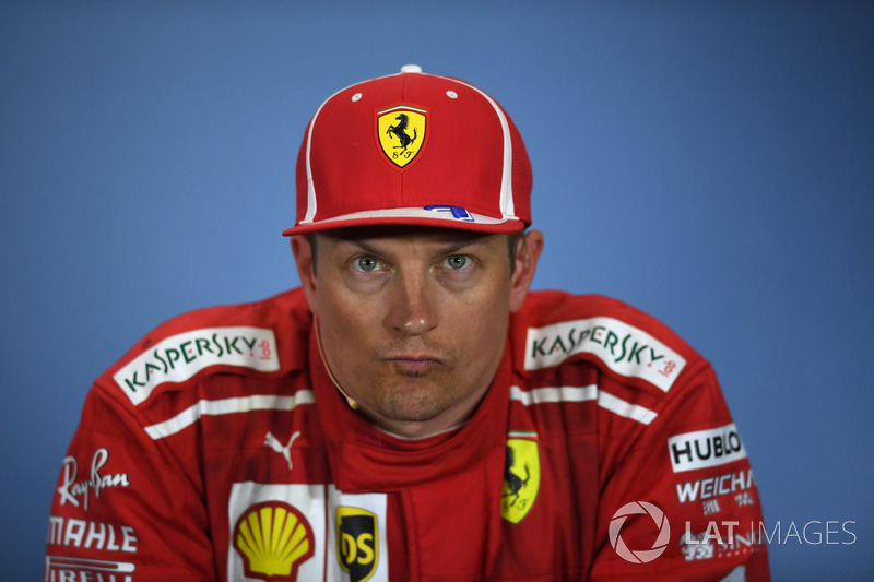 Kimi Raikkonen, Ferrari in the Press Conference