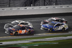Denny Hamlin, Joe Gibbs Racing Toyota leads