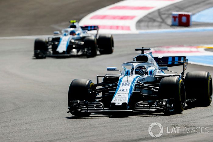 Lance Stroll, Williams FW41, Sergey Sirotkin, Williams FW41