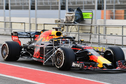 Max Verstappen, Red Bull Racing RB14, avec des capteurs aérodynamiques