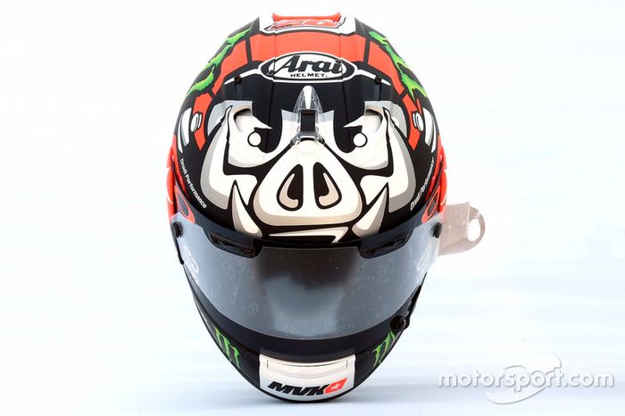 Nuevo casco Maverick Viñales, Yamaha Factory Racing