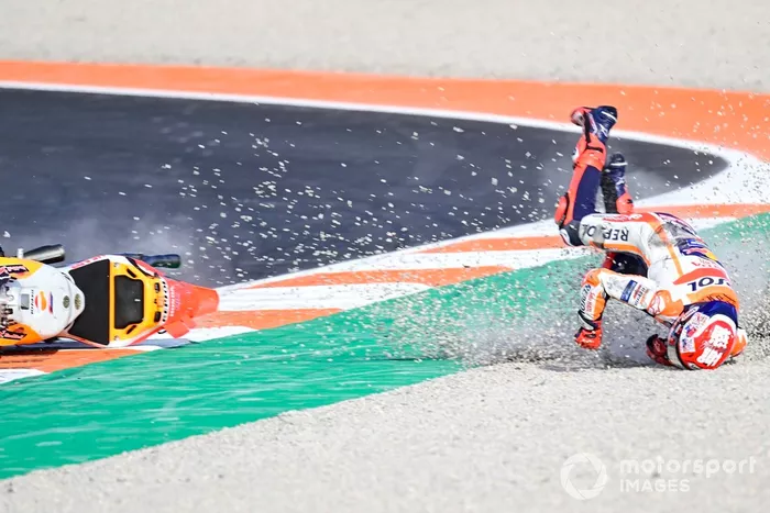 Marc Márquez, caída del Repsol Honda Team