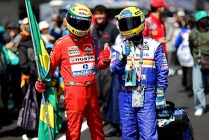 Fans of Ayrton Senna
