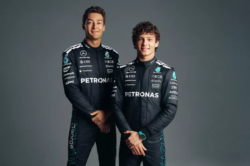 Andrea Kimi Antonelli, Mercedes, George Russell, Mercedes
