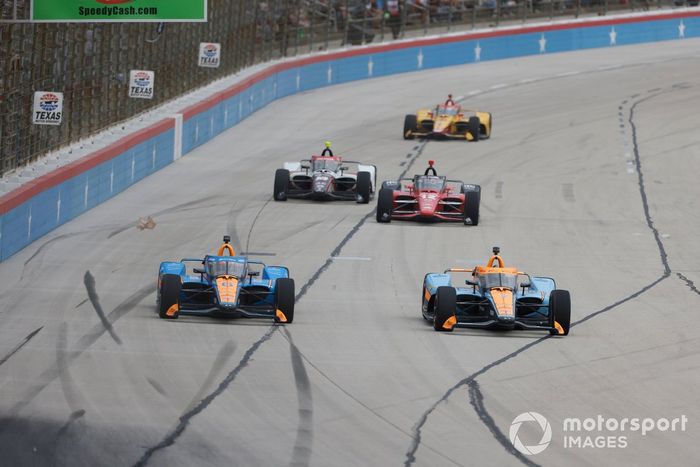 Alexander Rossi, Arrow McLaren Chevrolet, Felix Rosenqvist, Arrow McLaren Chevrolet