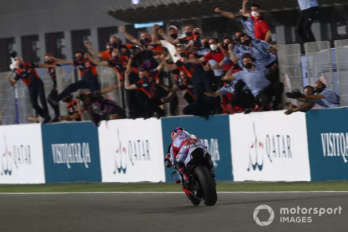 Ganador de la carrera Enea Bastianini, Gresini Racing