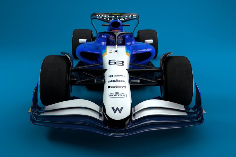 Boceto del Williams F1 para 2022