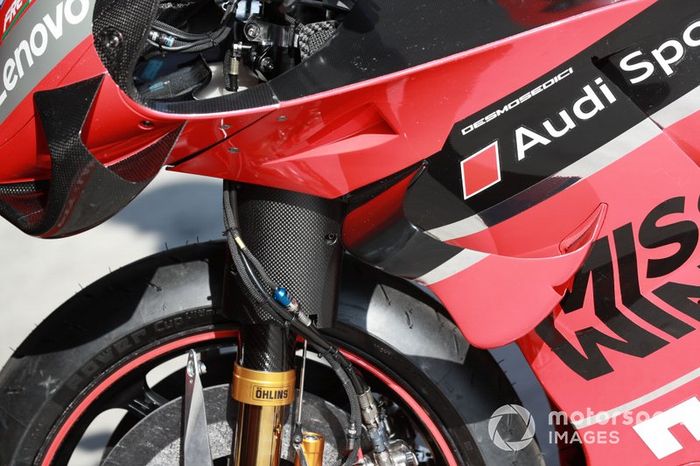 La moto de Andrea Dovizioso, Ducati Team