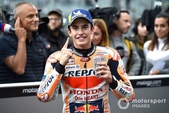 Pole sitter Marc Marquez, Repsol Honda Team