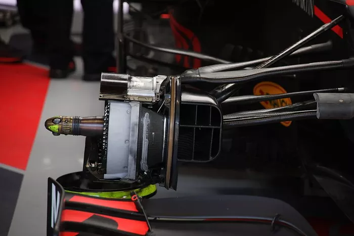 Red Bull Racing RB16 front brake detail