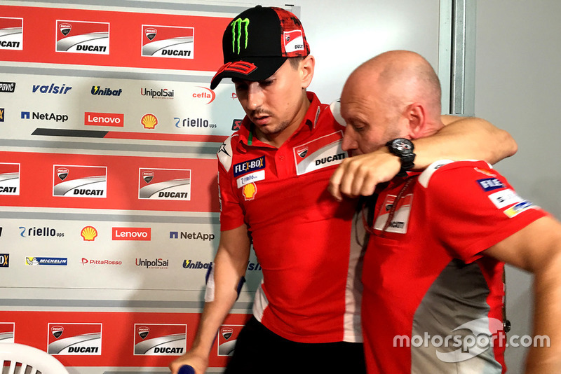 Хорхе Лоренсо, Ducati Team, після аварії